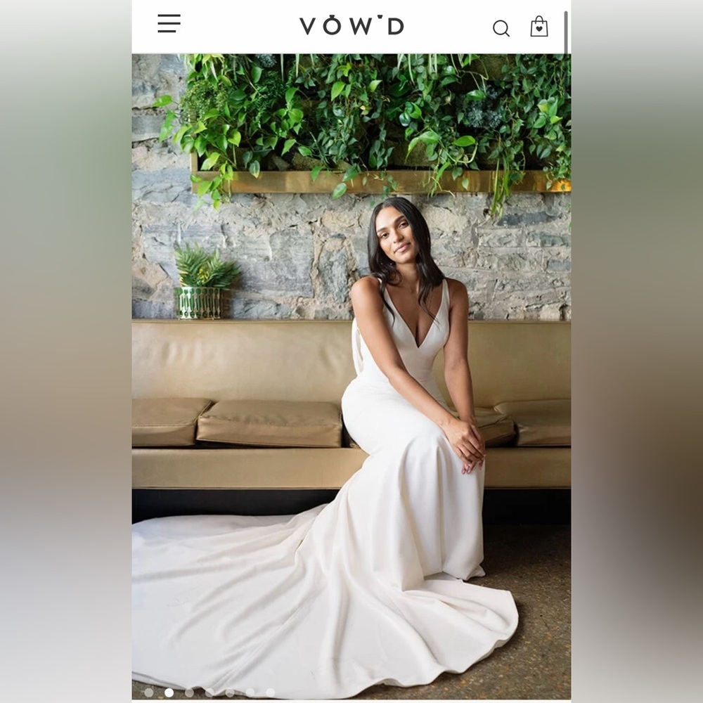 Vow'd Cosmos Wedding Dress, Size 4 never worn, unaltered, NIB